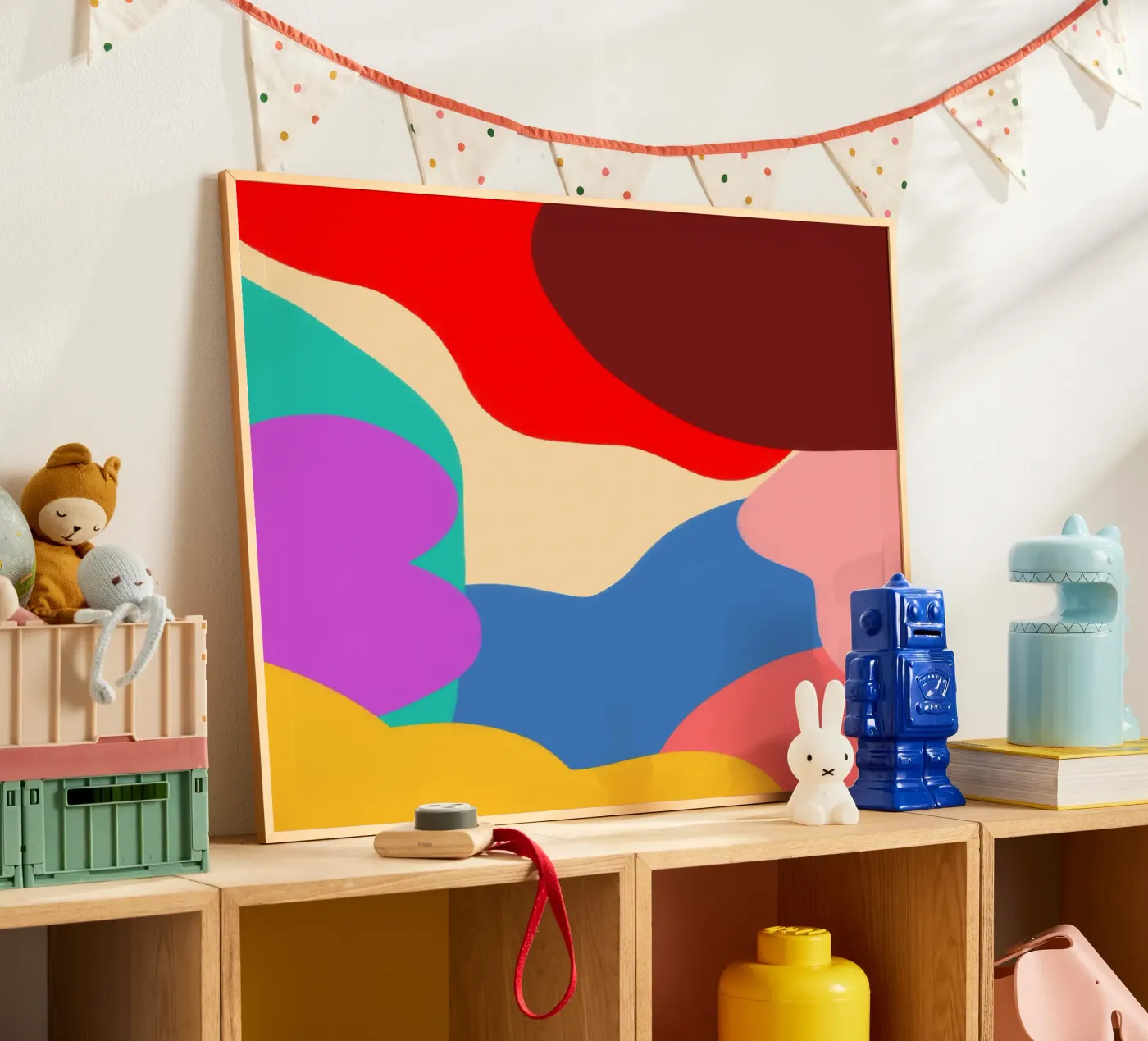 Dancing Shapes poster da Mike Leymi