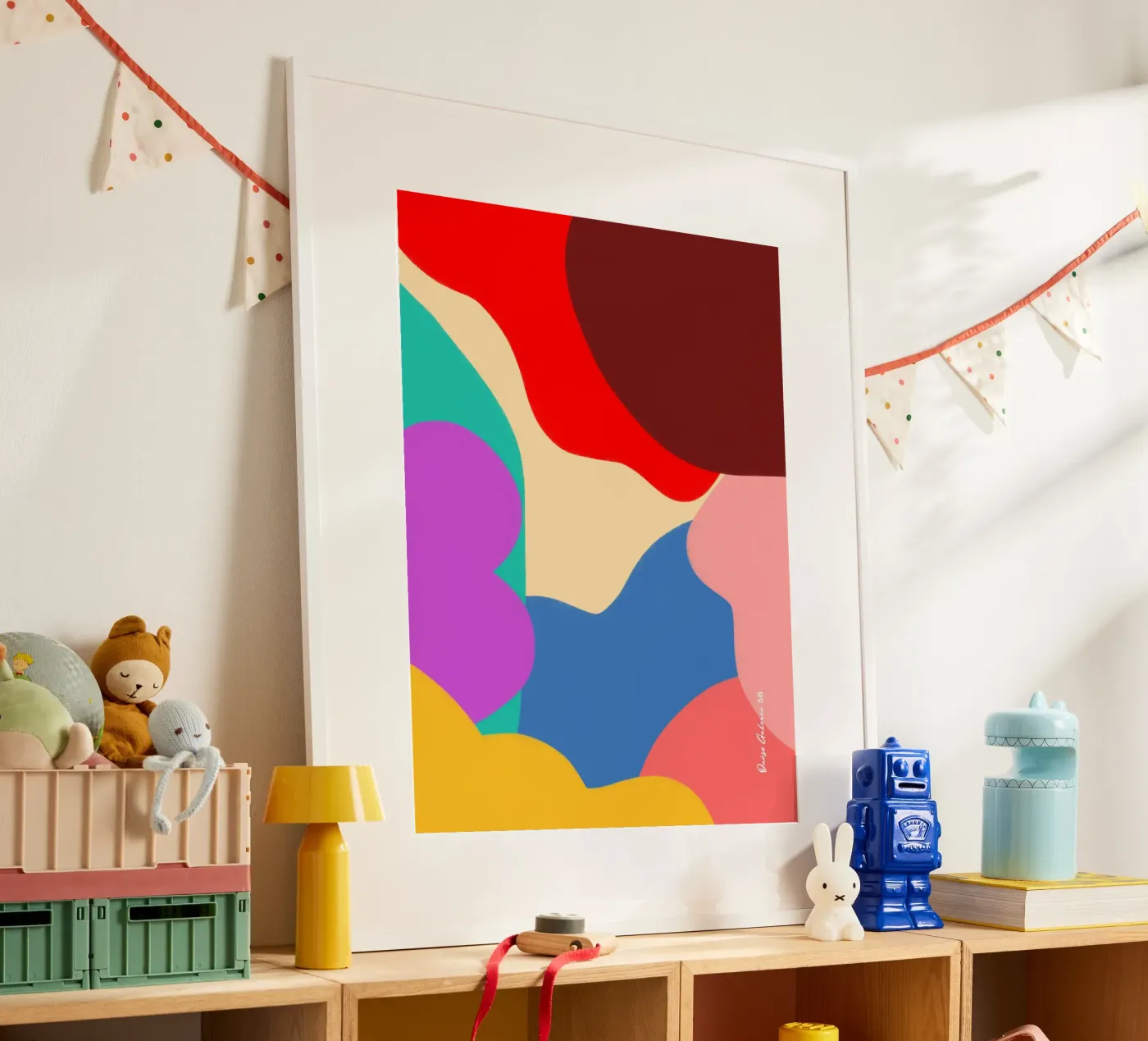 Dancing Shapes poster da Mike Leymi