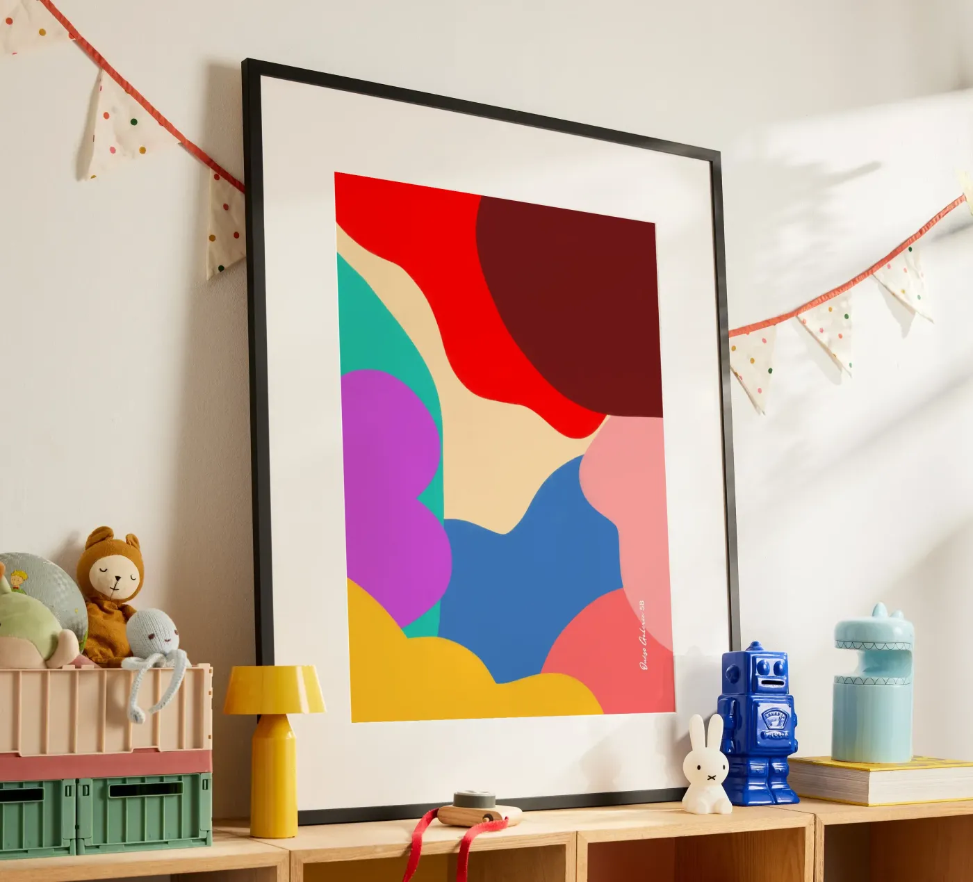 Dancing Shapes poster da Mike Leymi