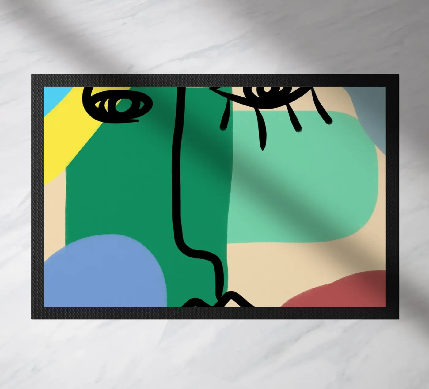 Vivid Collage deurmat van Mike Leymi