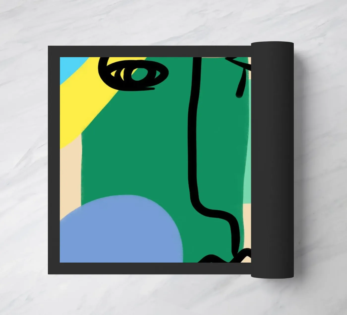 Vivid Collage deurmat van Mike Leymi