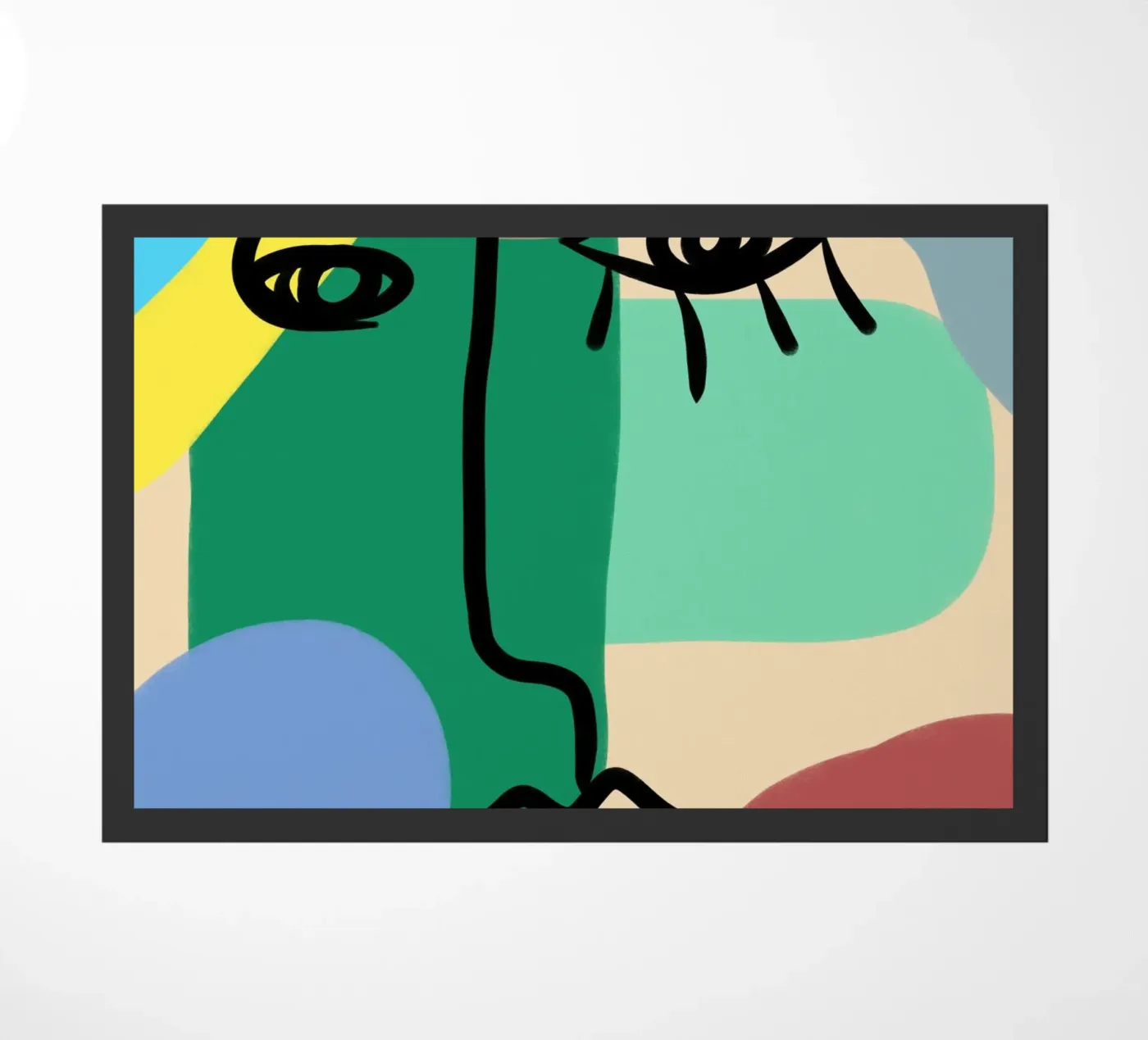 Vivid Collage deurmat van Mike Leymi