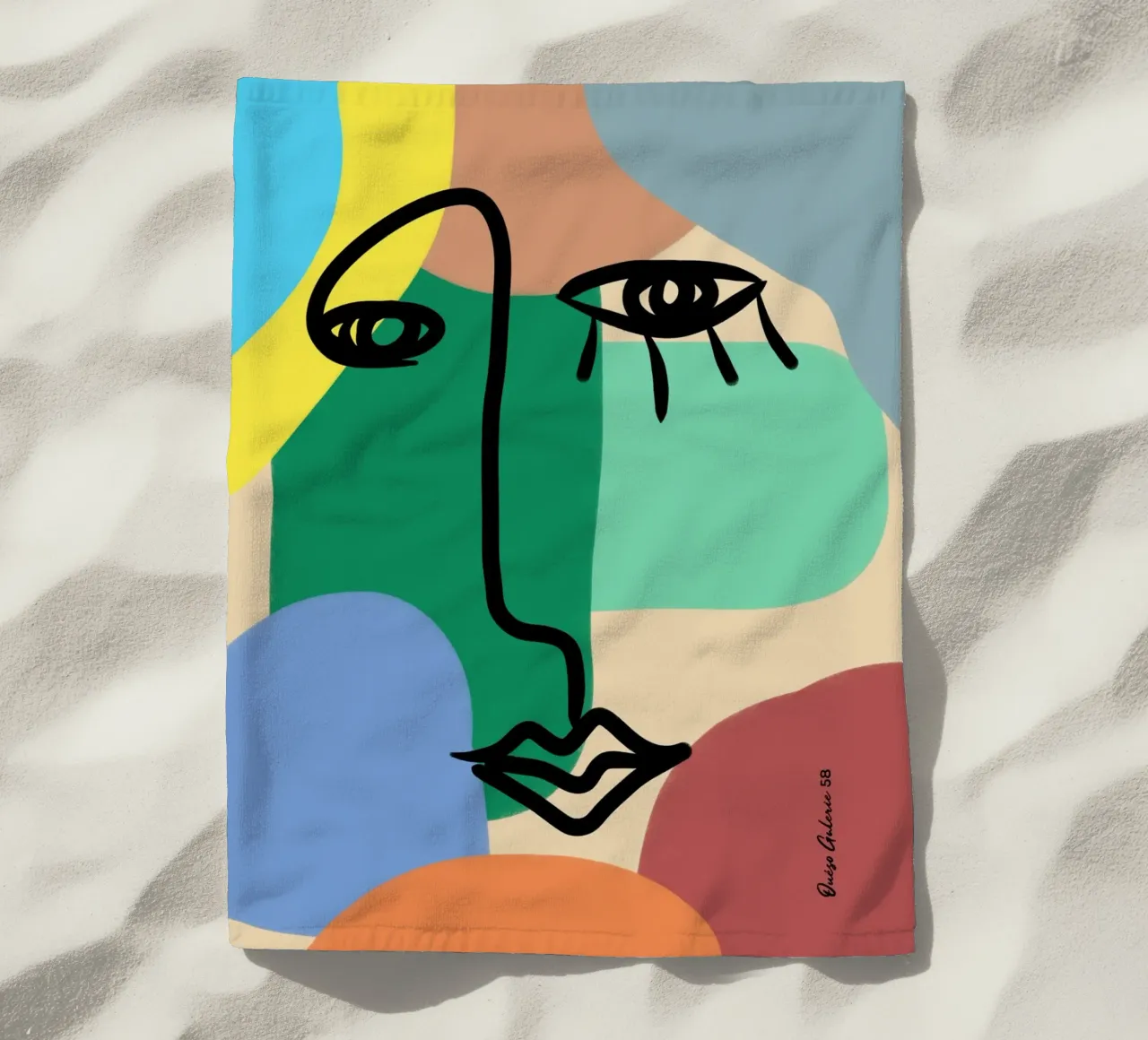 Vivid Collage telo mare da Mike Leymi