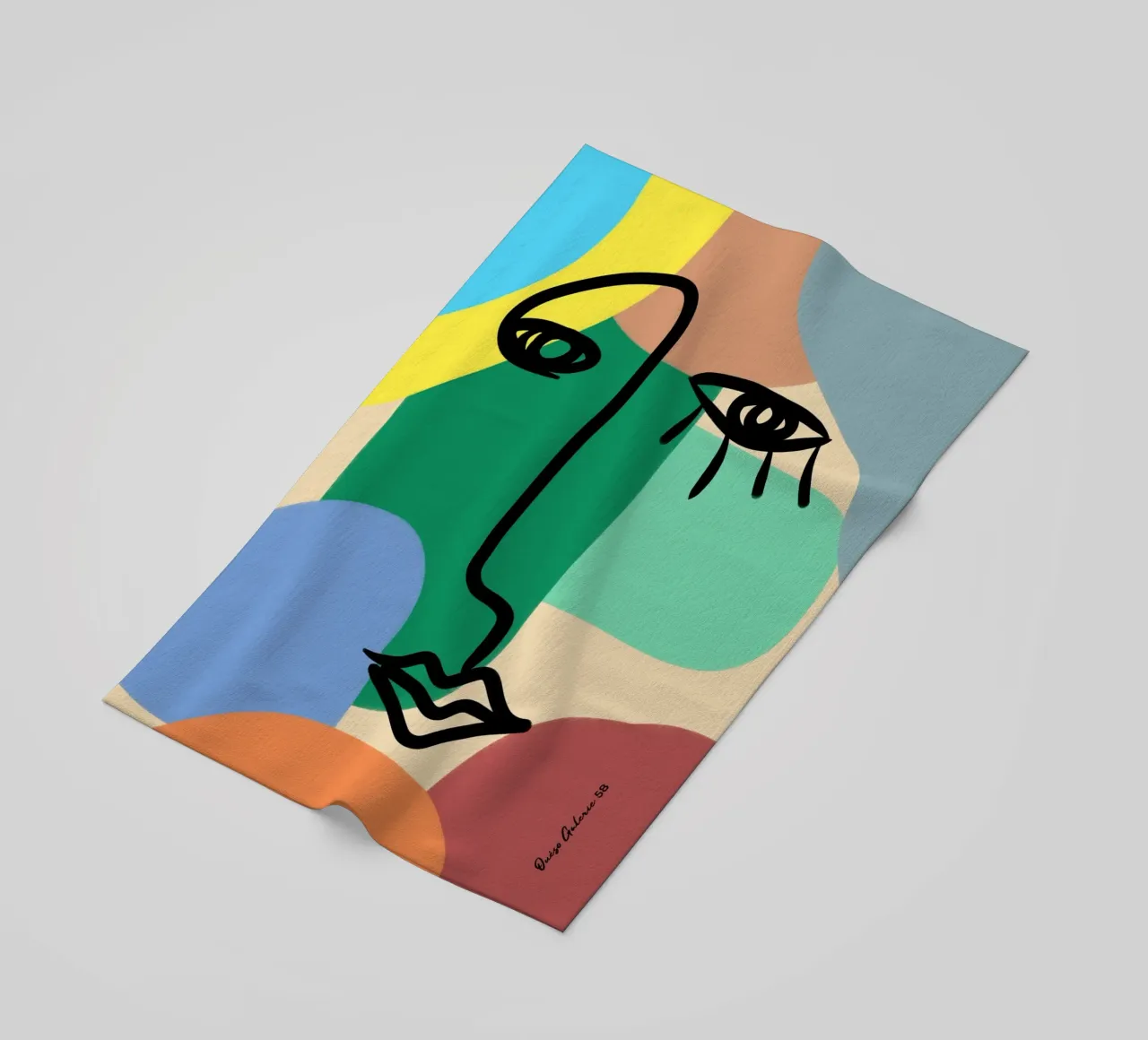 Vivid Collage telo mare da Mike Leymi