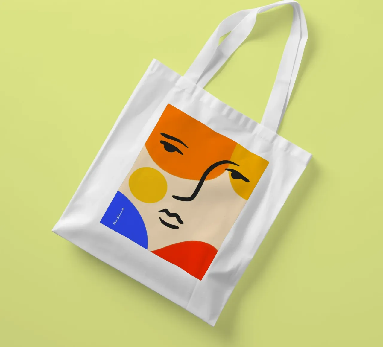 Bold Blooms tote bag by Mike Leymi