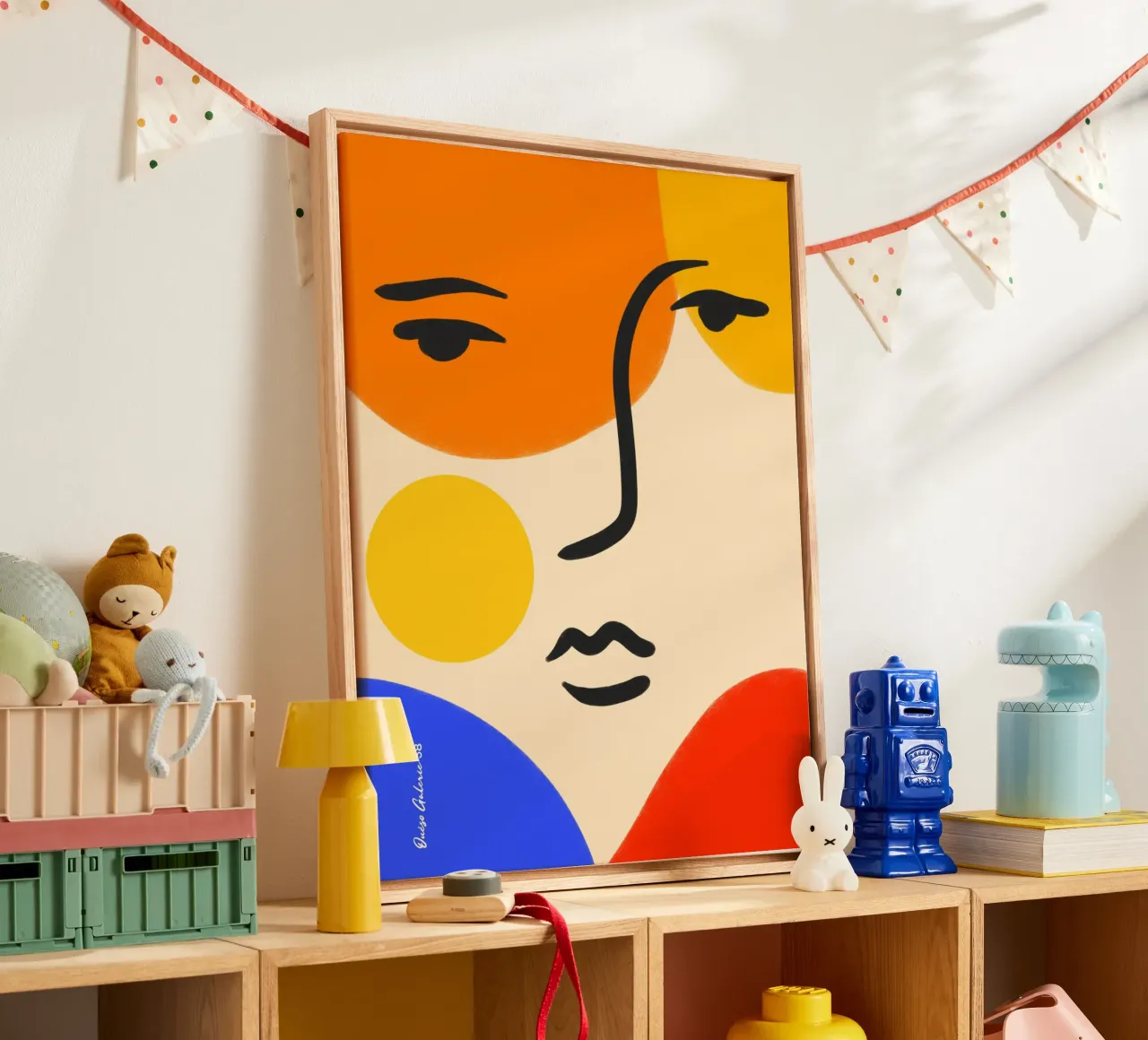 Bold Blooms canvas by Mike Leymi