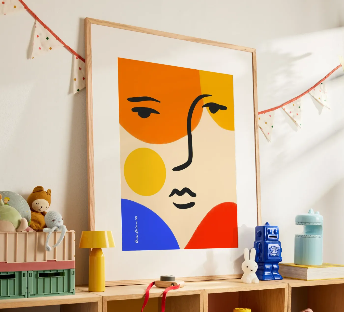 Bold Blooms poster by Mike Leymi