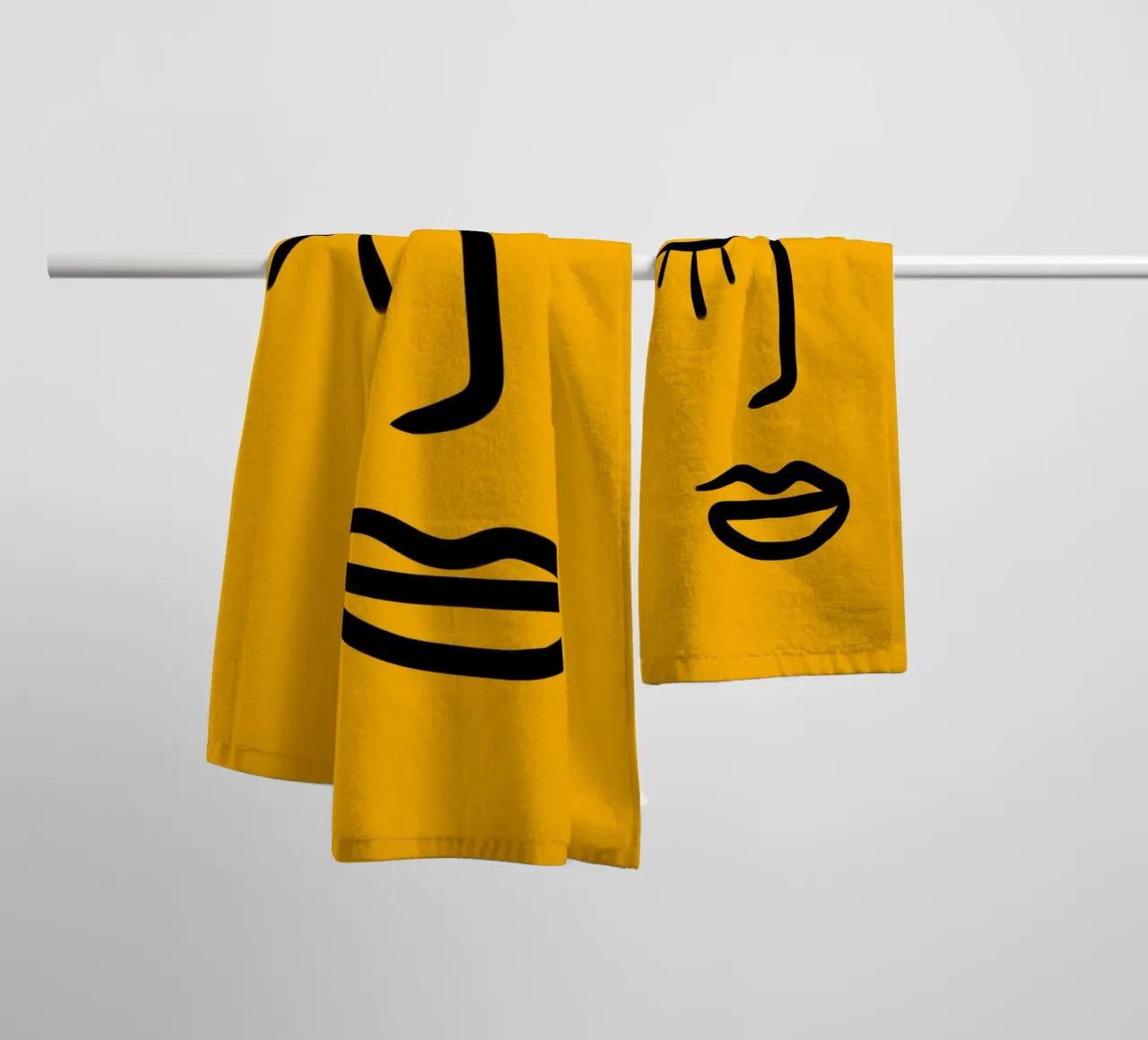 Color Jazz towel by Mike Leymi