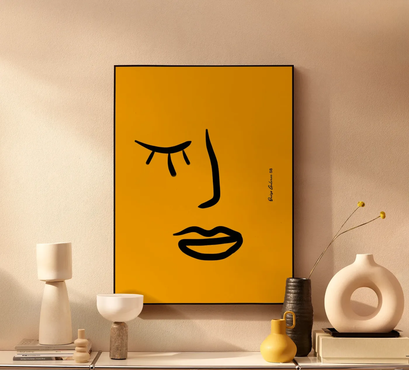 Color Jazz acryl van Mike Leymi