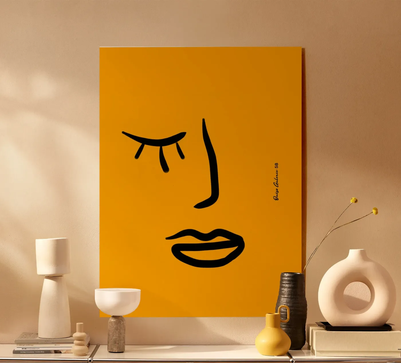 Color Jazz acryl van Mike Leymi