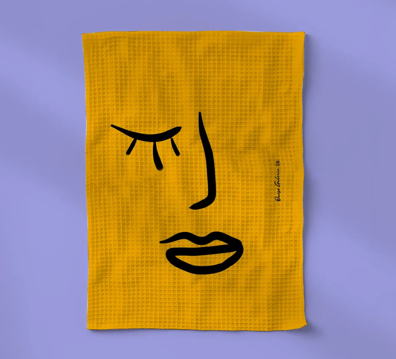 Color Jazz tea towel by Mike Leymi