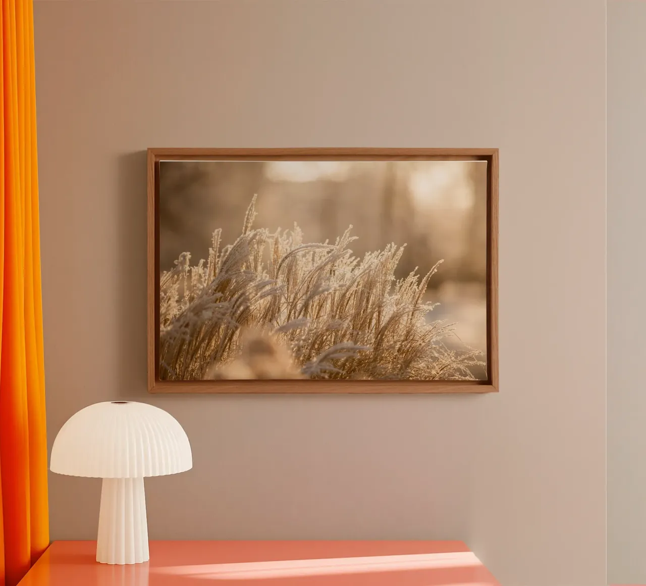 Hoarfrost 1 Leinwand von Mareike Böhmer Photography