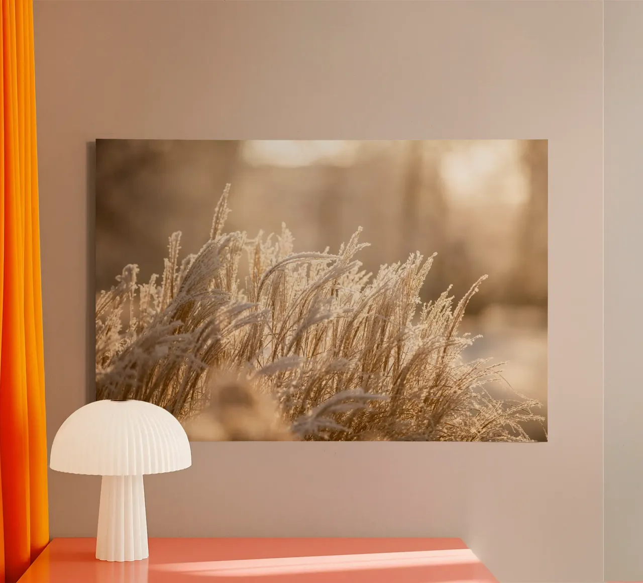 Hoarfrost 1 Leinwand von Mareike Böhmer Photography