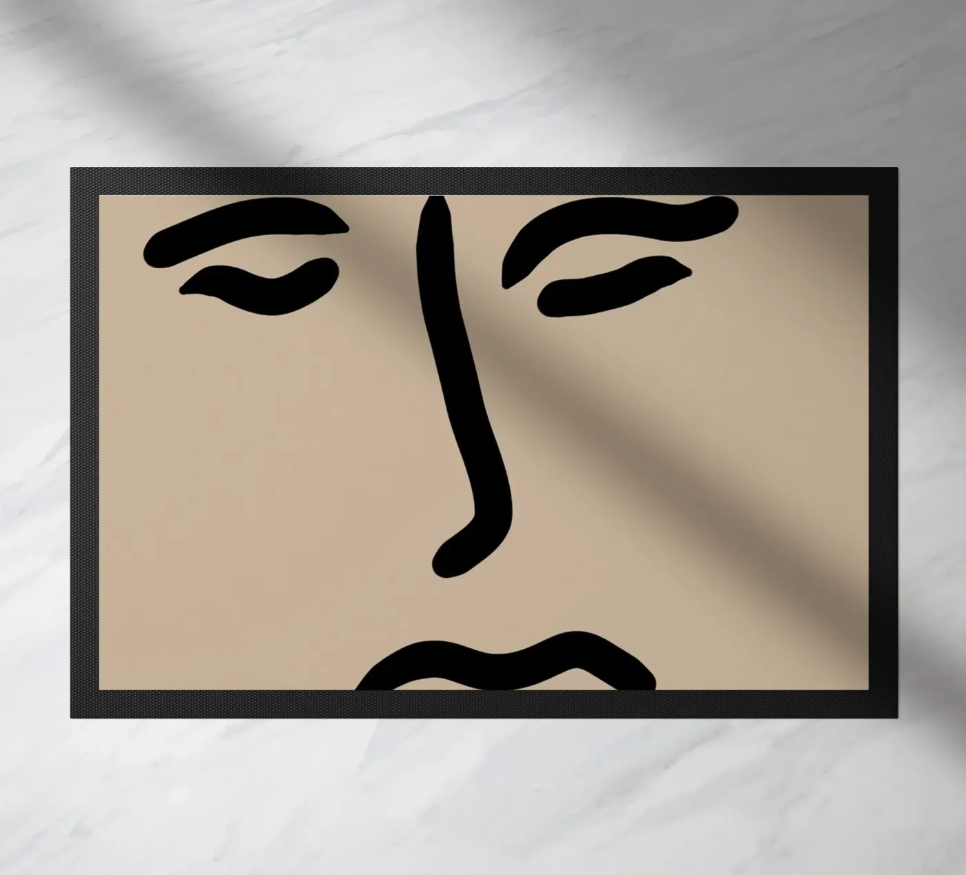 Abstract Harmony doormat by Mike Leymi