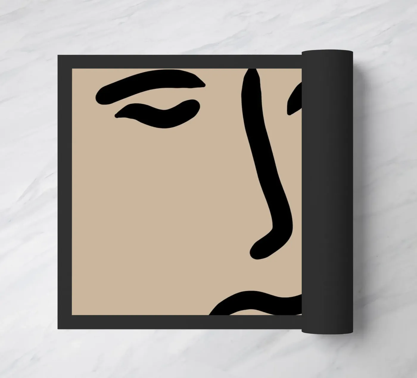 Abstract Harmony doormat by Mike Leymi
