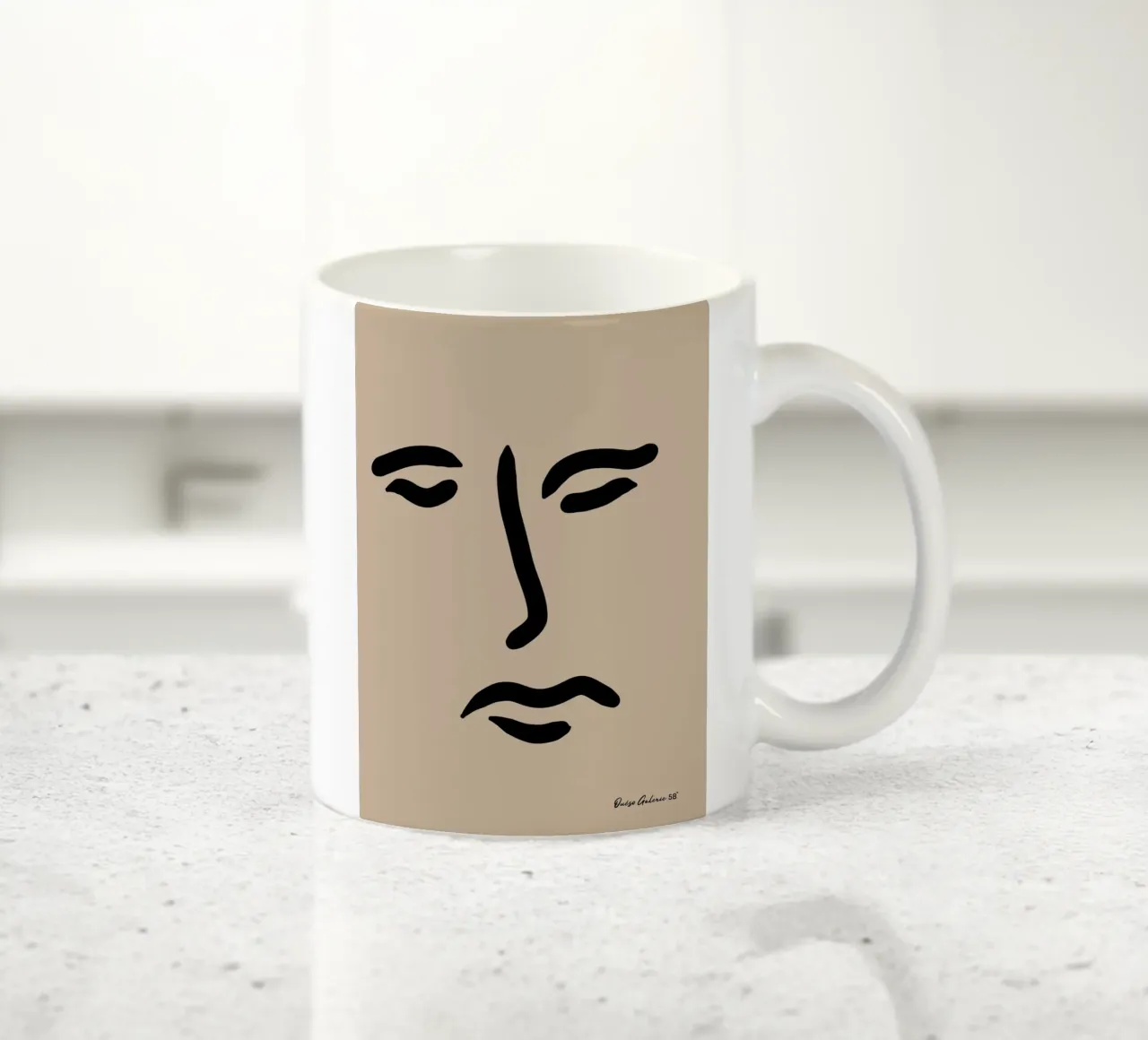 Abstract Harmony tazza in ceramica da Mike Leymi