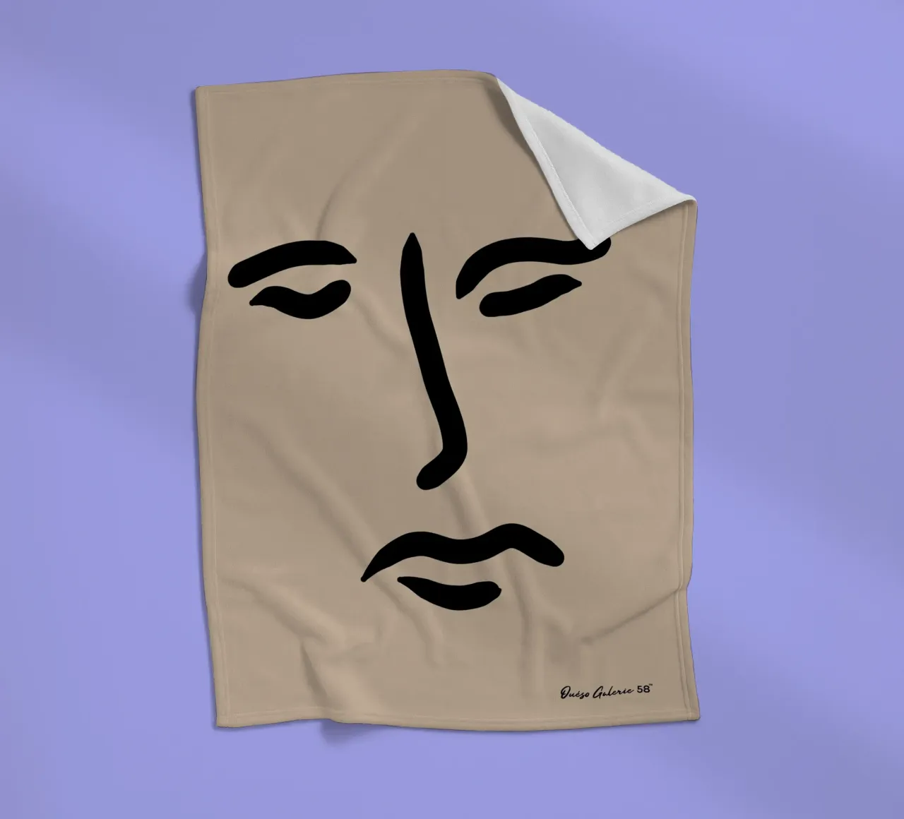 Abstract Harmony Fleecedecke von Mike Leymi