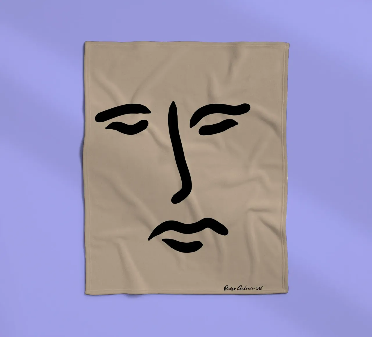 Abstract Harmony Fleecedecke von Mike Leymi