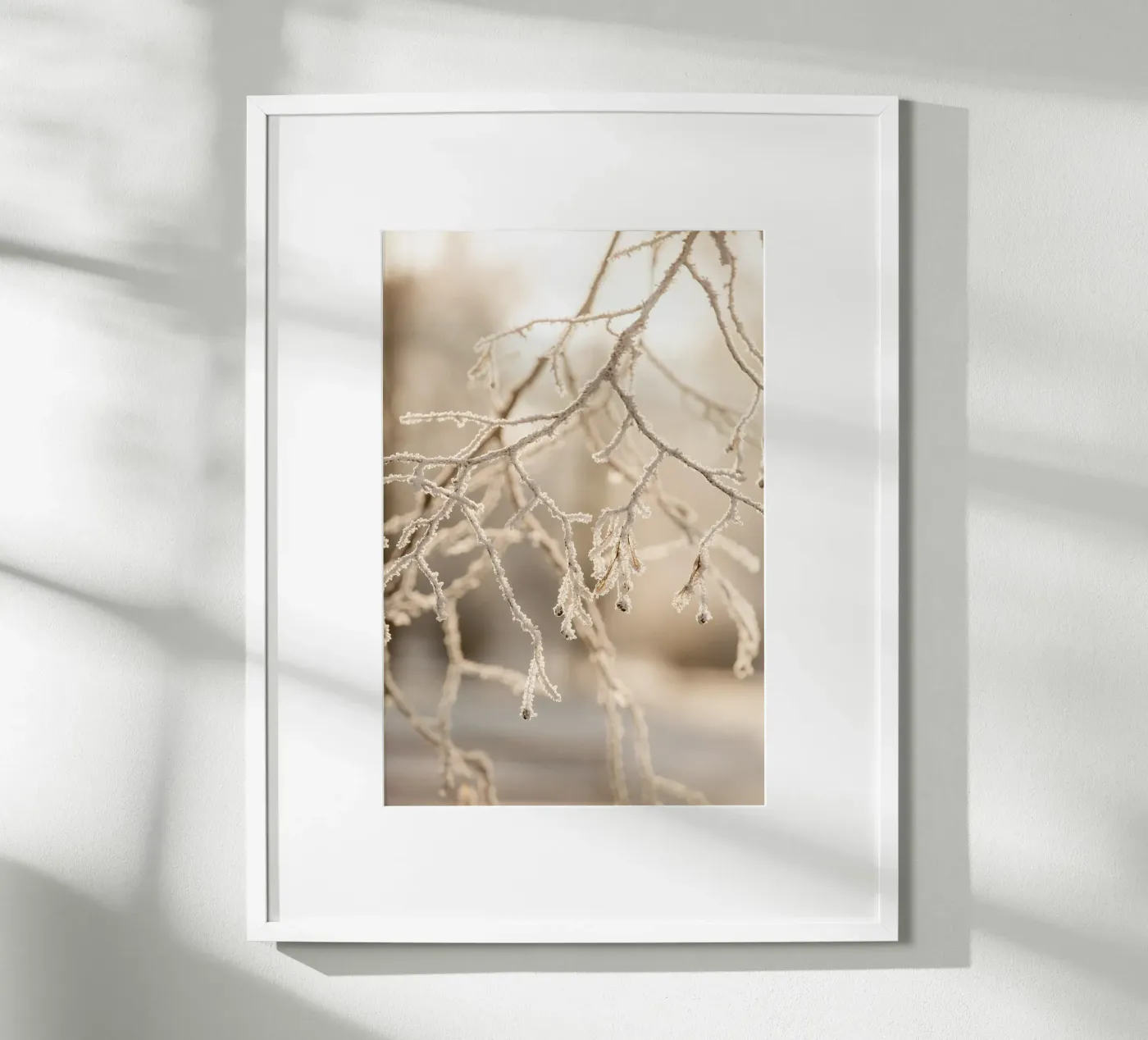 Hoarfrost 2 poster da Mareike Böhmer Photography