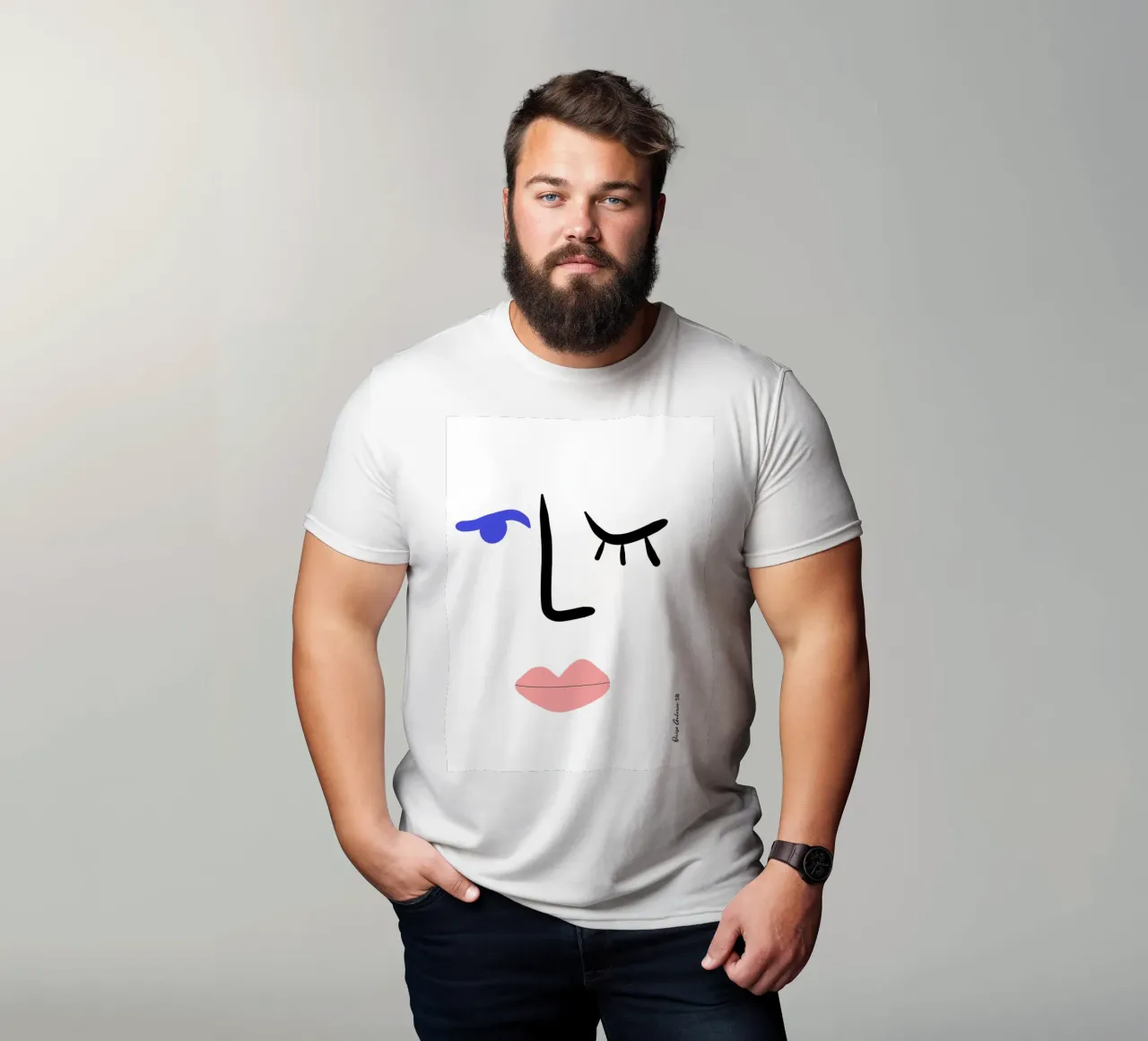 Dynamic Cutouts t-shirt da Mike Leymi