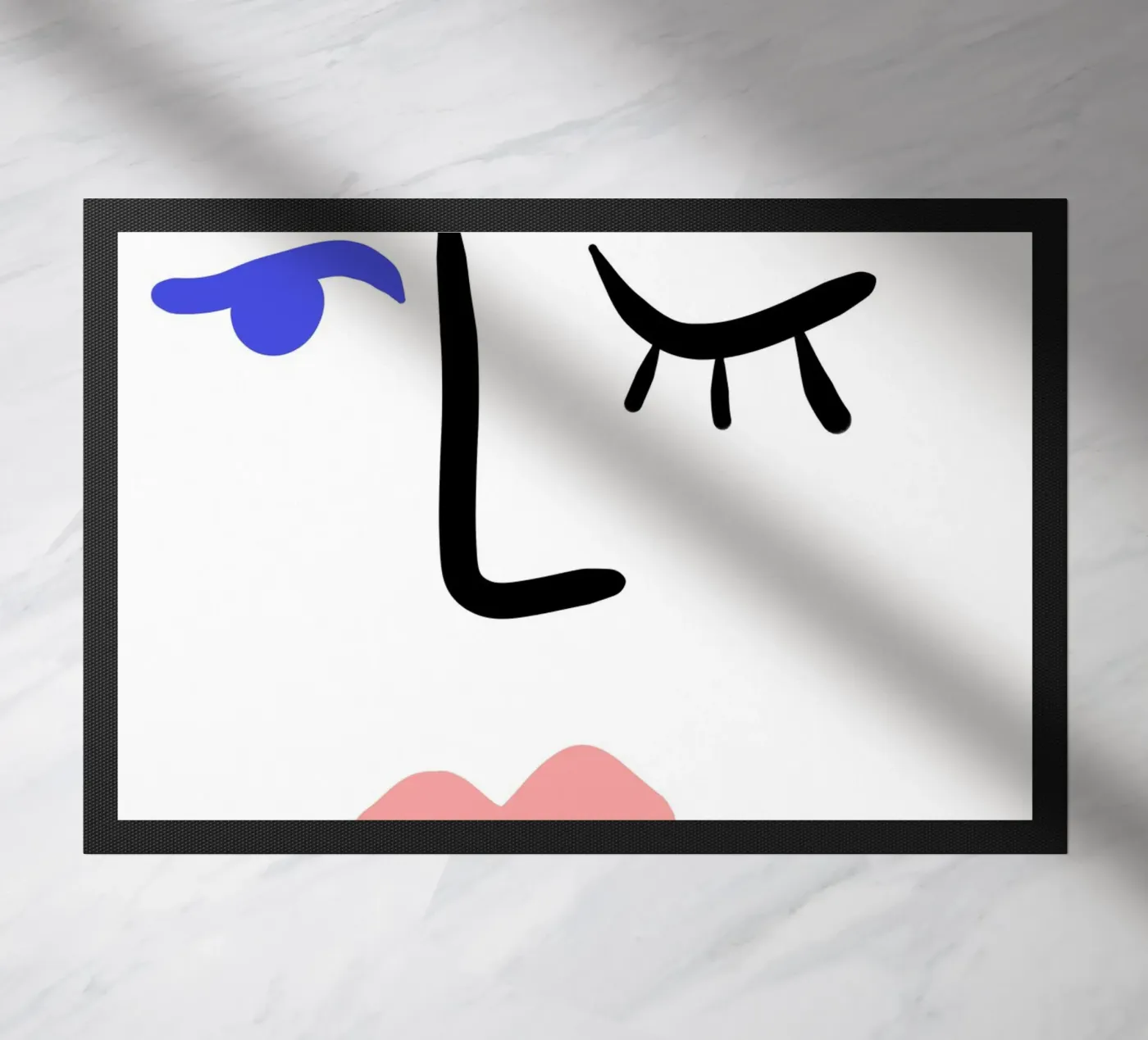 Dynamic Cutouts doormat by Mike Leymi