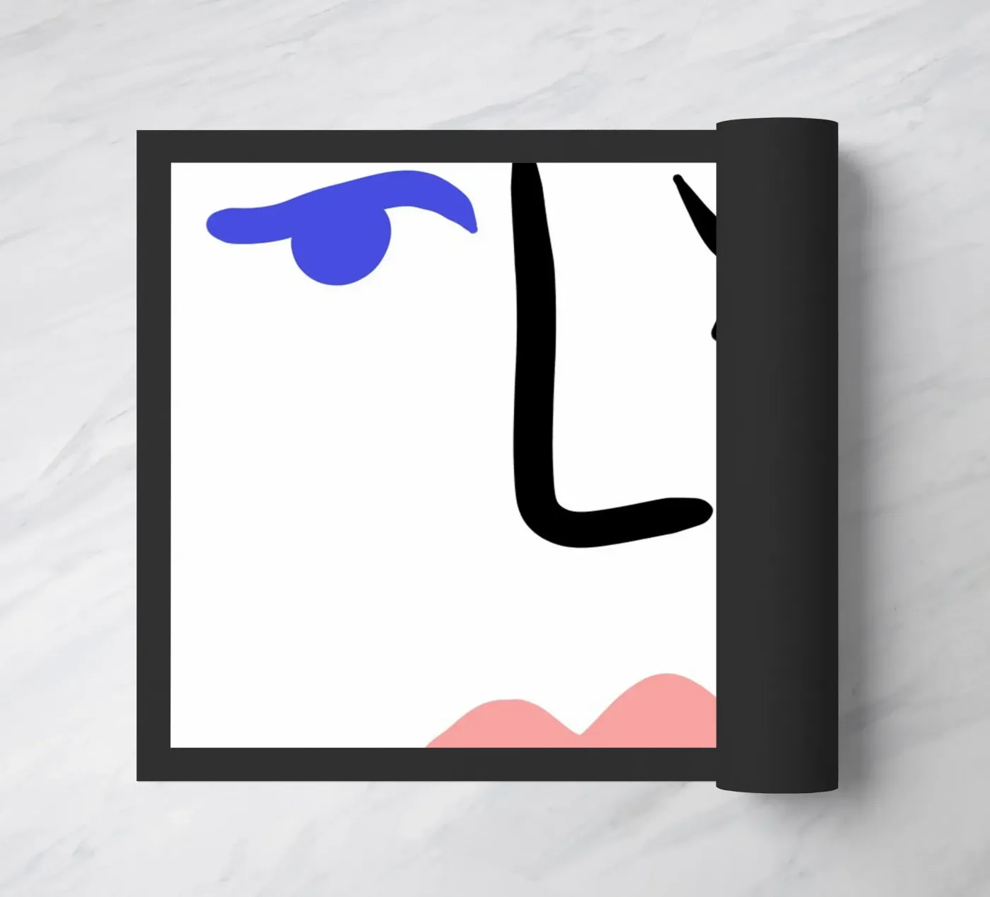 Dynamic Cutouts doormat by Mike Leymi