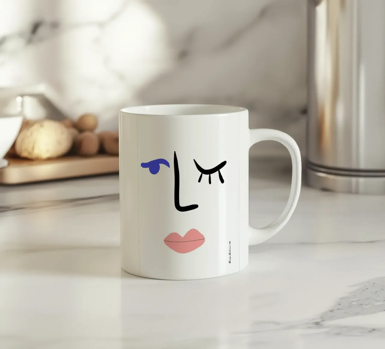Dynamic Cutouts mug en céramique de Mike Leymi
