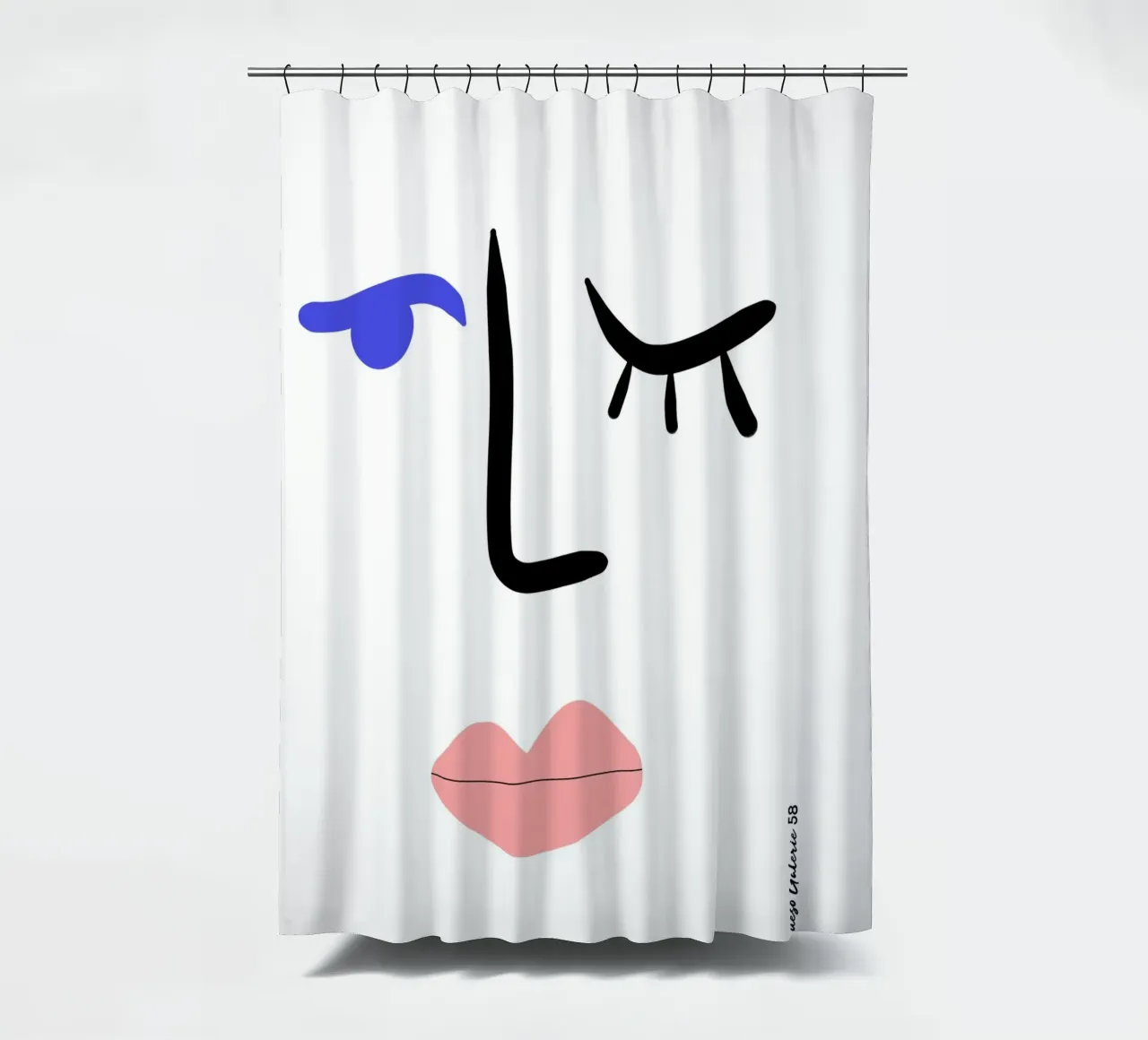 Dynamic Cutouts tenda da doccia da Mike Leymi
