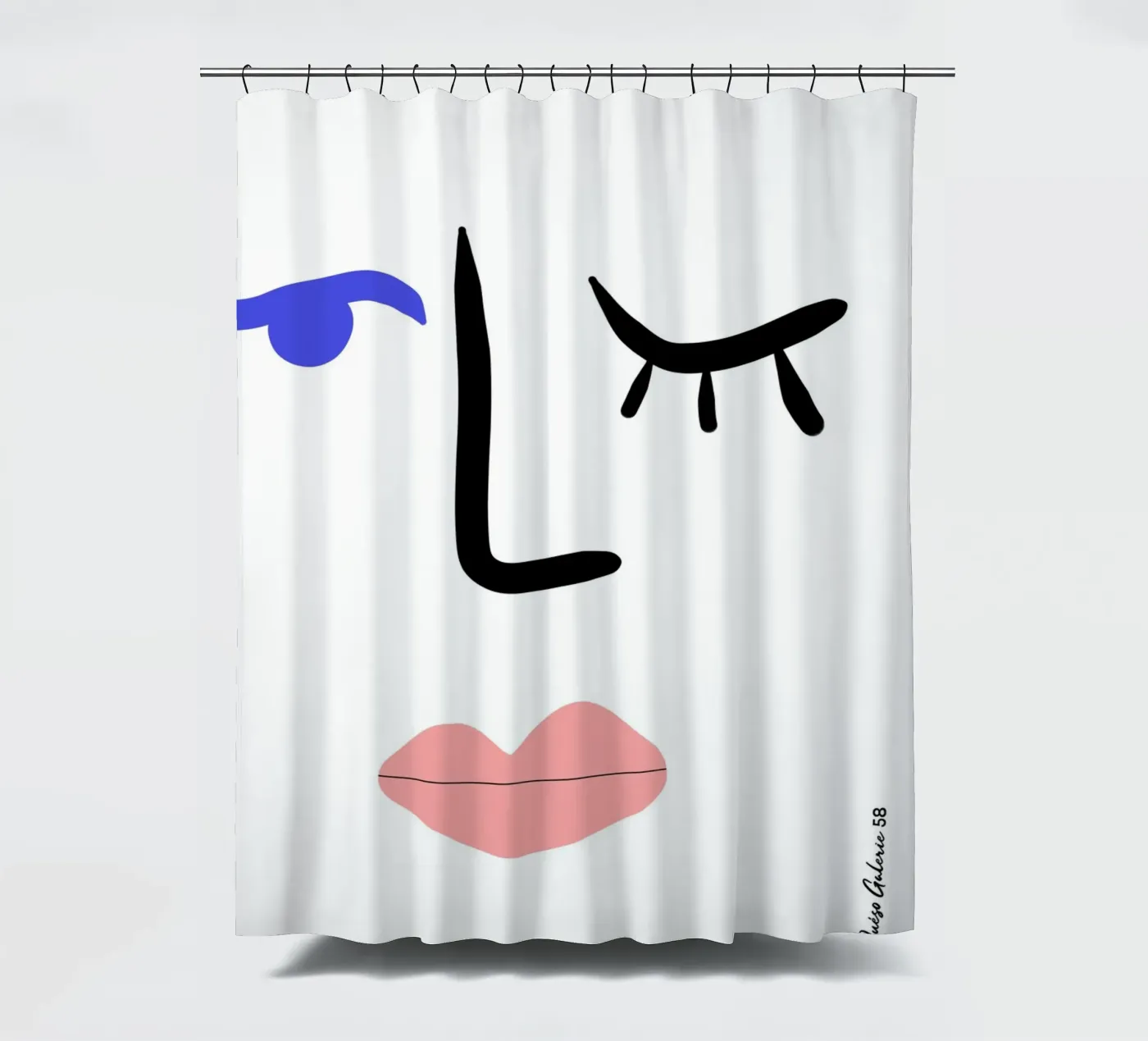 Dynamic Cutouts Duschvorhang von Mike Leymi