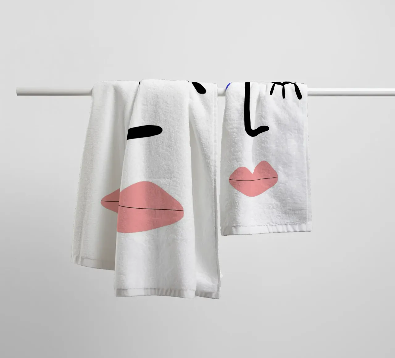 Dynamic Cutouts towel by Mike Leymi