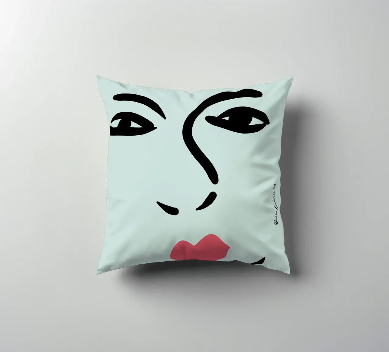 Flowing Lines cuscino da Mike Leymi