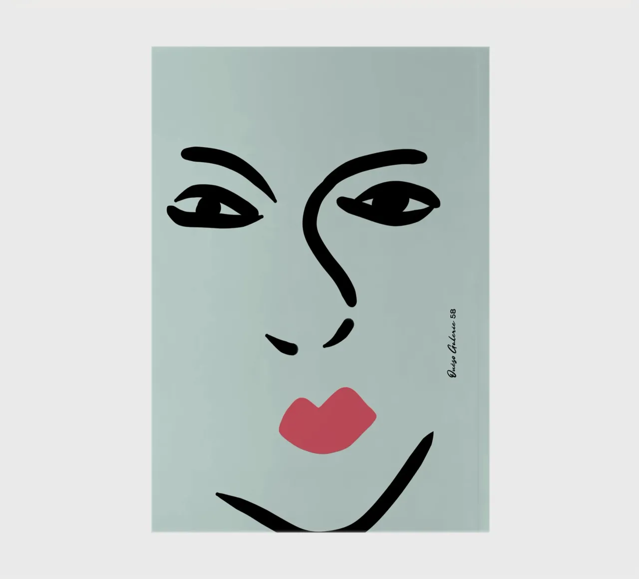 Flowing Lines notebook by Mike Leymi