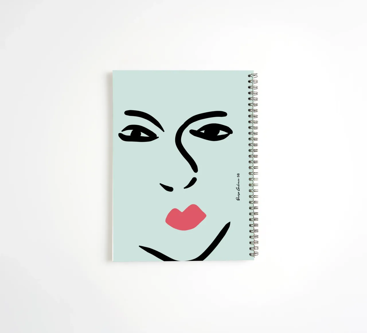 Flowing Lines spiral notebook by Mike Leymi
