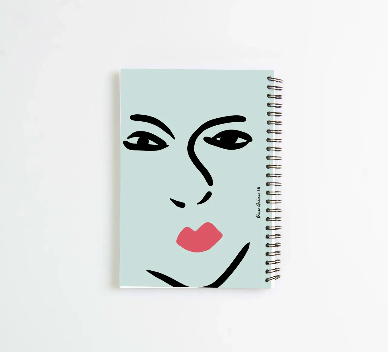 Flowing Lines spiral notebook by Mike Leymi