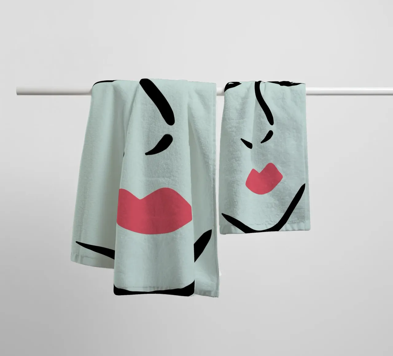 Flowing Lines asciugamano da bagno da Mike Leymi