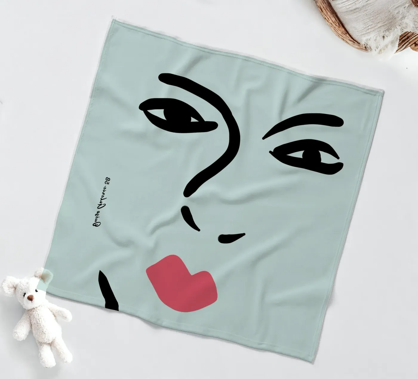 Flowing Lines Fleecedecke von Mike Leymi