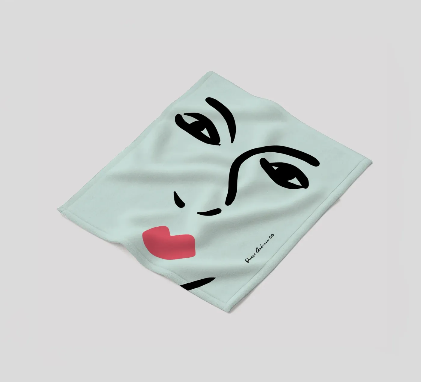 Flowing Lines Fleecedecke von Mike Leymi