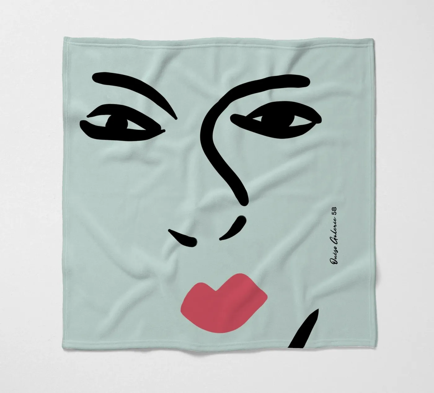 Flowing Lines Fleecedecke von Mike Leymi