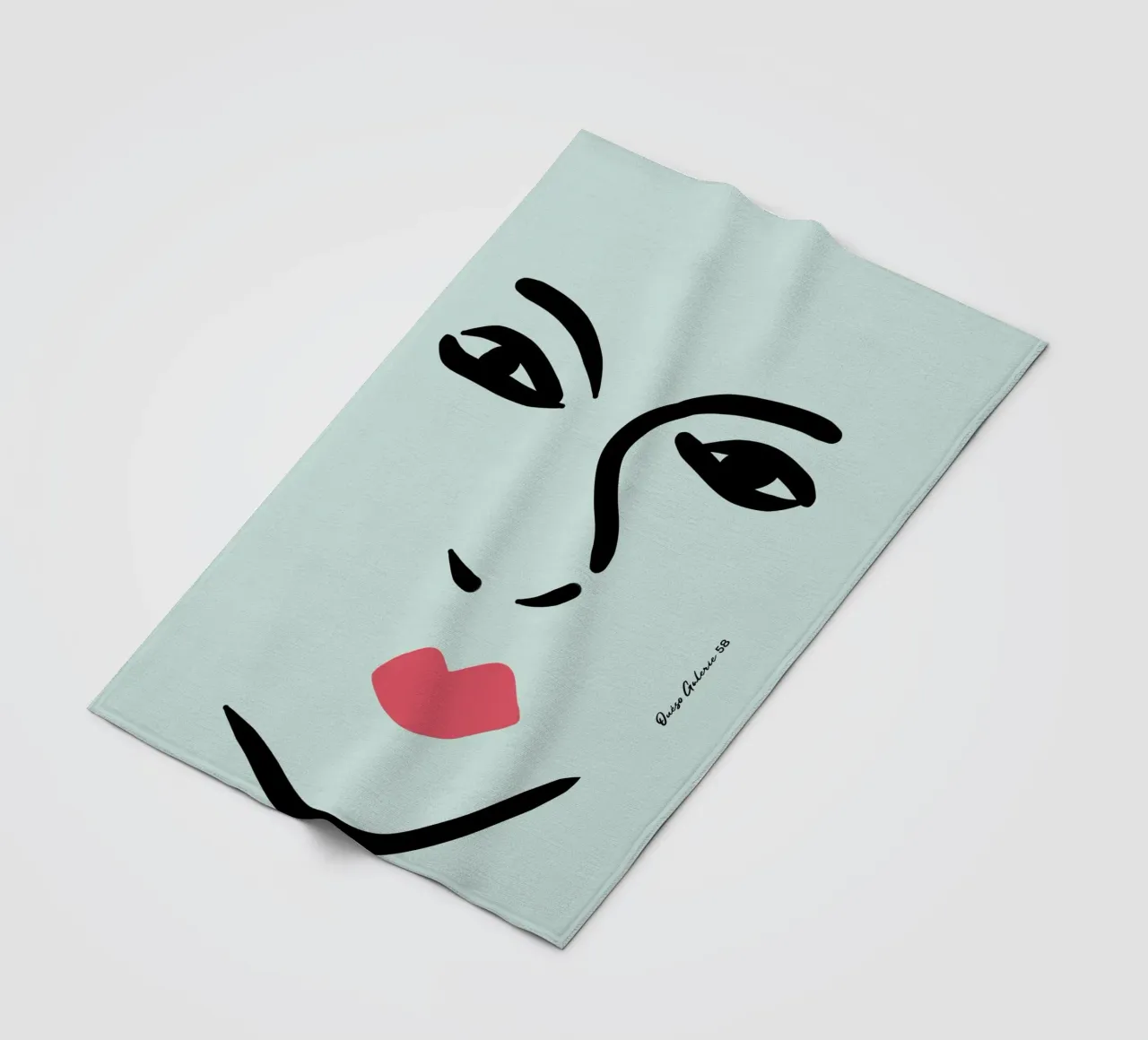 Flowing Lines coperta in pile da Mike Leymi