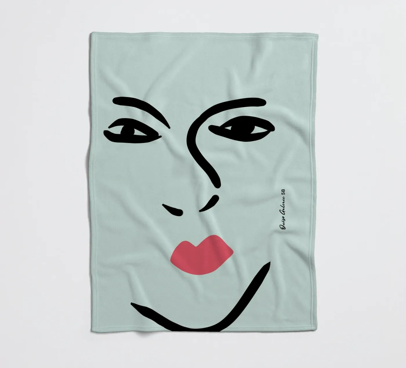 Flowing Lines Fleecedecke von Mike Leymi