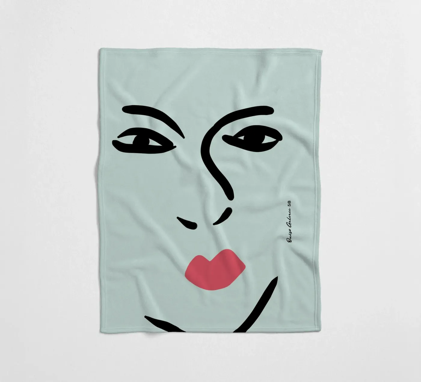 Flowing Lines Fleecedecke von Mike Leymi