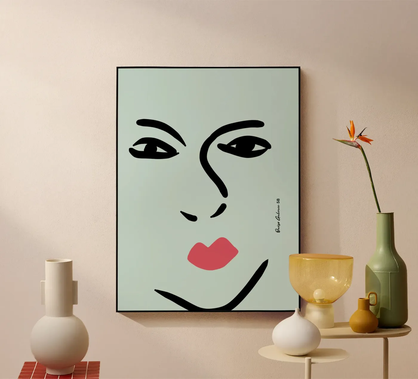 Flowing Lines plexiglas de Mike Leymi