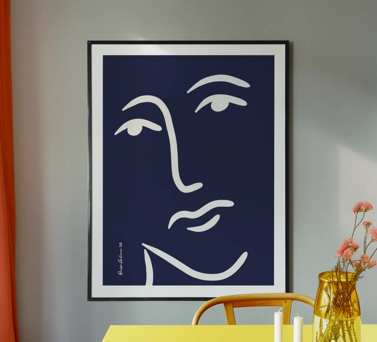 Vibrant Echo poster con telaio in alluminio da Mike Leymi