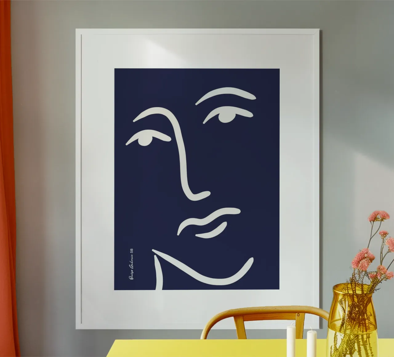 Vibrant Echo poster con telaio in alluminio da Mike Leymi