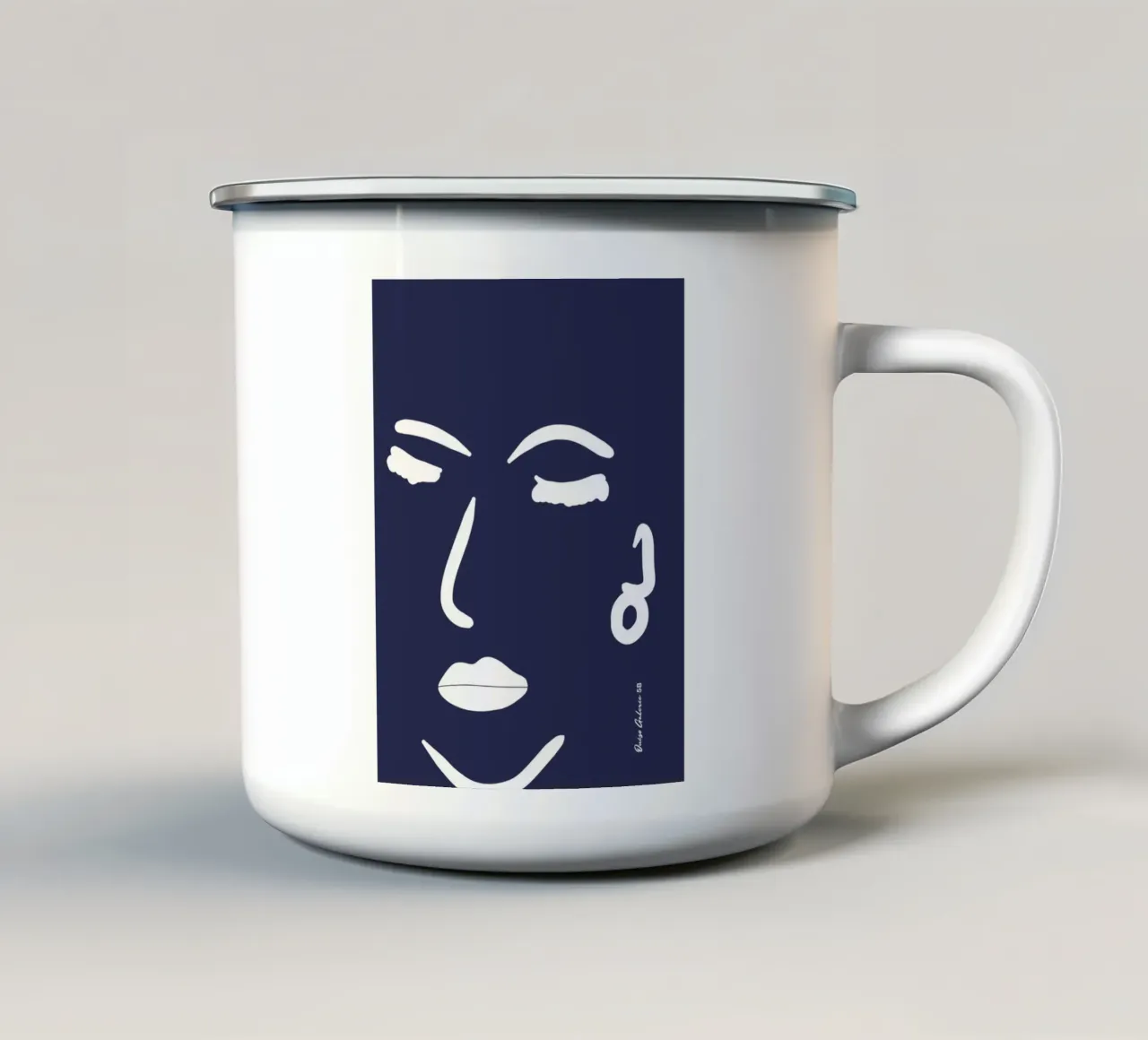 Playful Hues tazza in smalto da Mike Leymi