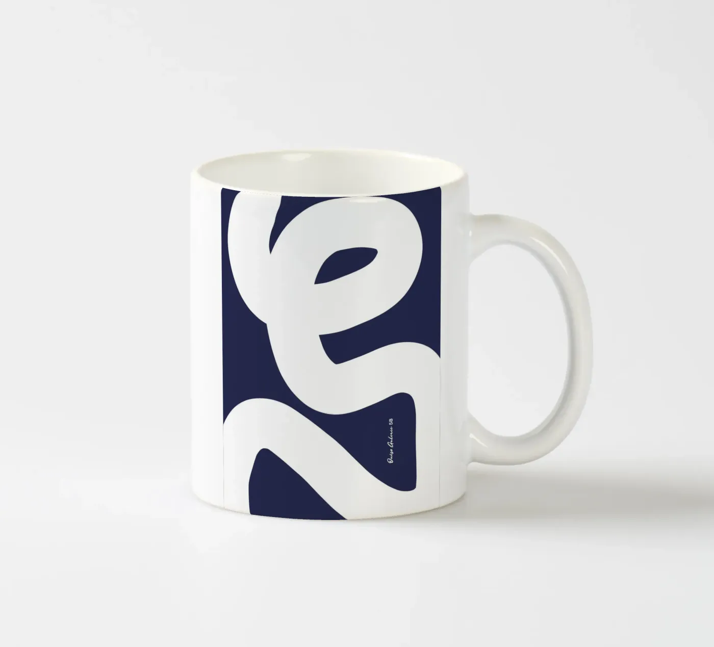 Organic Layers ceramic mug by Mike Leymi