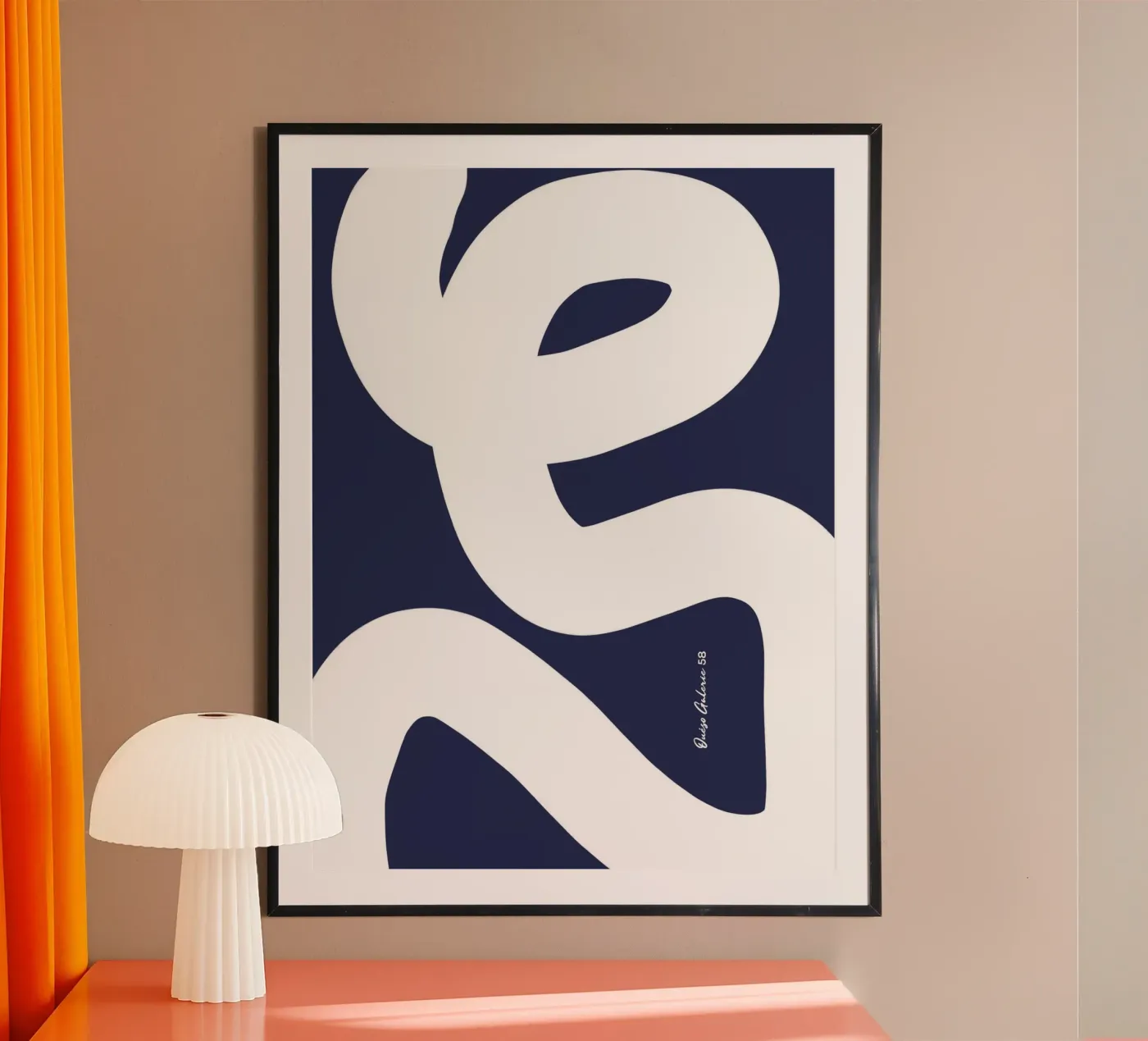 Organic Layers poster van Mike Leymi
