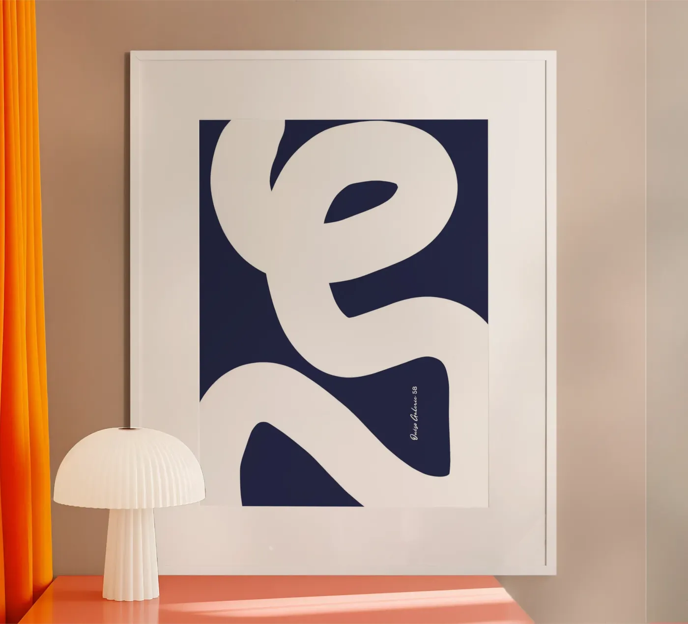 Organic Layers poster van Mike Leymi