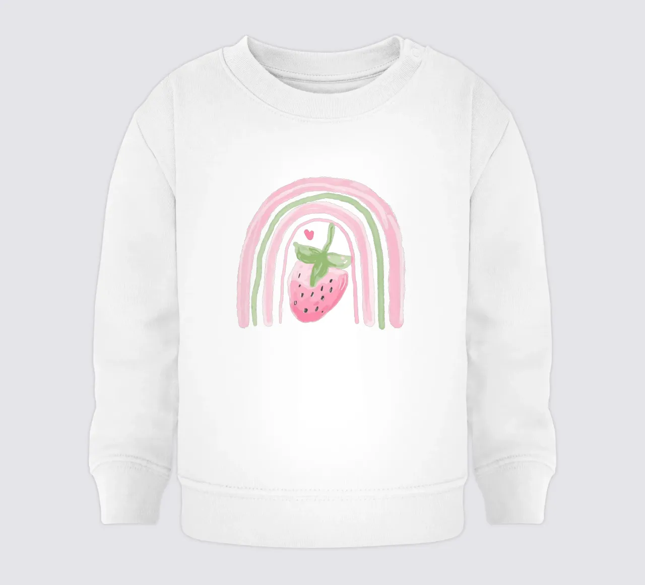 Carina la fragola arcobaleno felpa neonato da Little Lola
