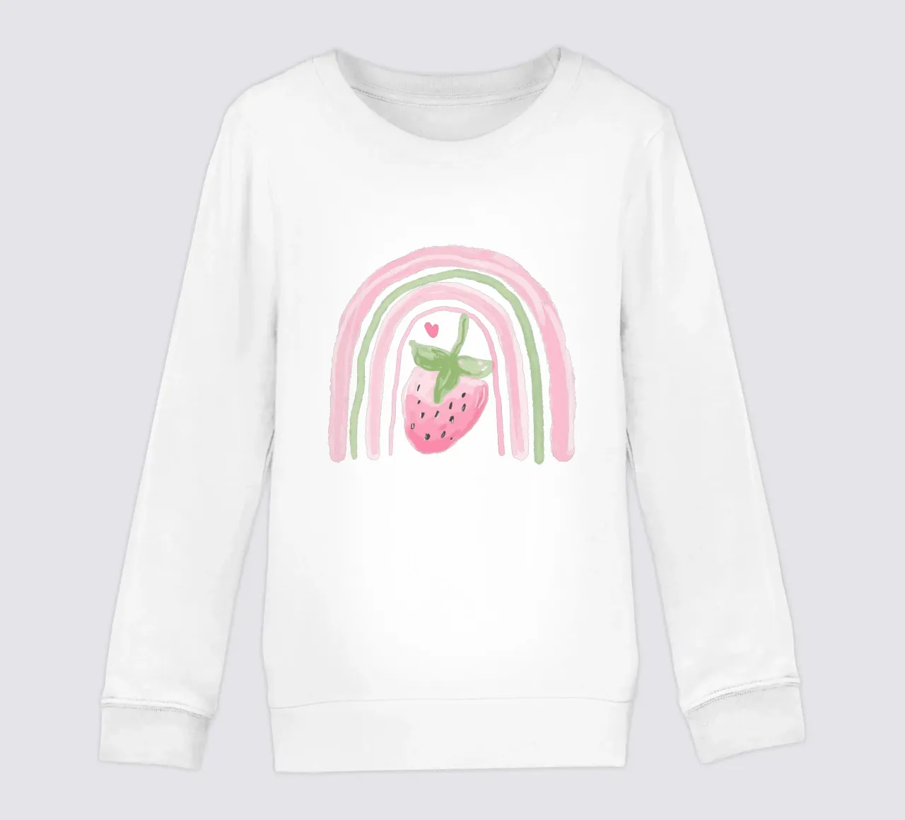 Carina la fragola arcobaleno felpa bambino da Little Lola